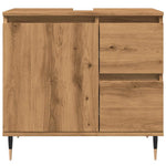 Baderomsskap Artisan Eik 65X33X60 Cm Konstruert Tre