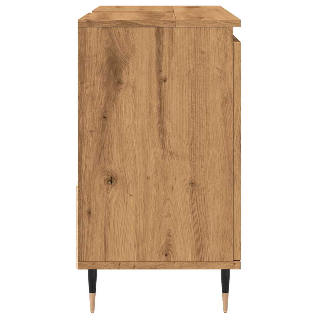 Baderomsskap Artisan Eik 65X33X60 Cm Konstruert Tre