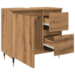 Baderomsskap Artisan Eik 65X33X60 Cm Konstruert Tre