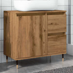 Baderomsskap Artisan Eik 65X33X60 Cm Konstruert Tre