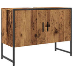 Baderomsvaskskap Gammelt Tre 80X33X60 Cm Konstruert Tre