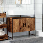 Baderomsvaskskap Gammelt Tre 80X33X60 Cm Konstruert Tre