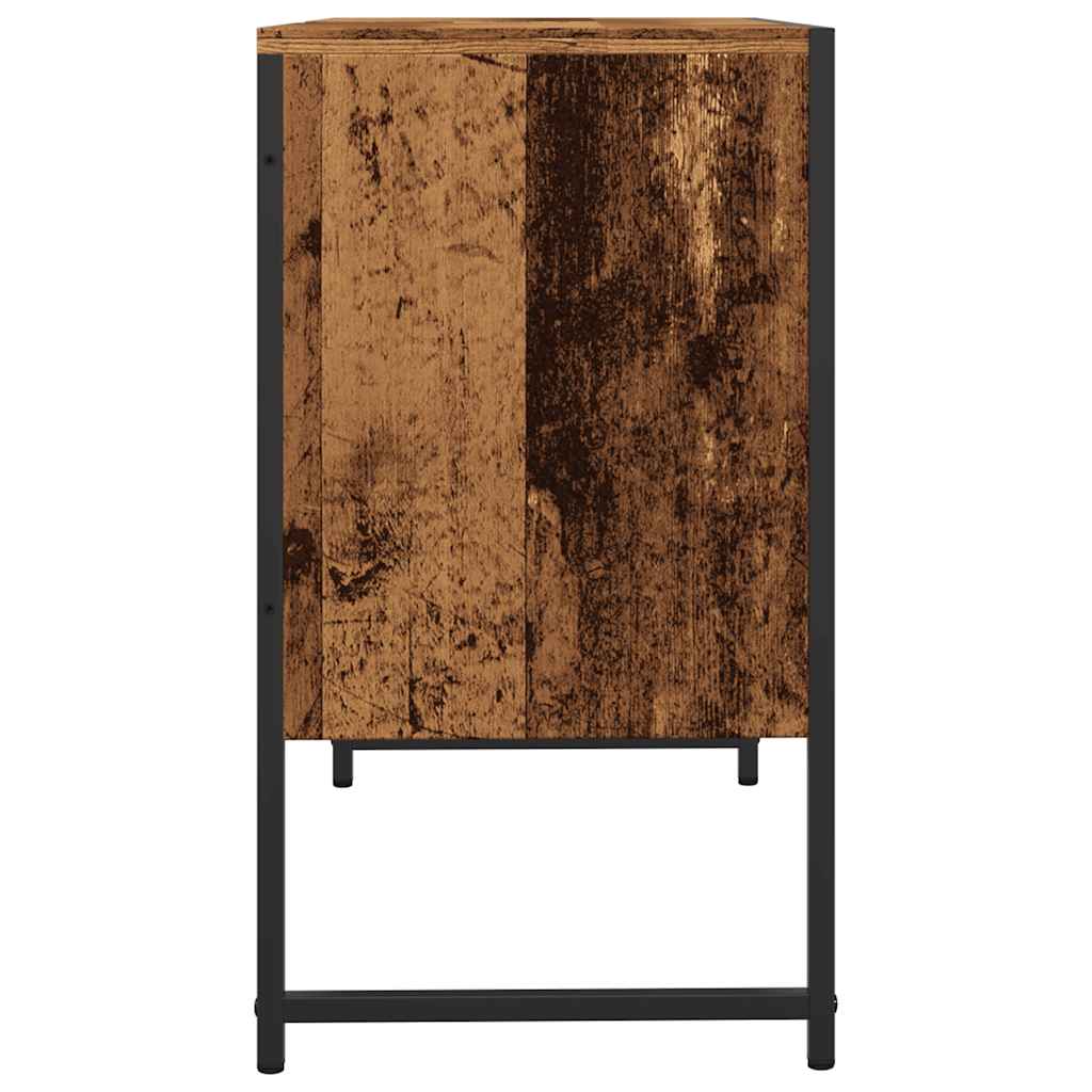 Baderomsvaskskap Gammelt Tre 80X33X60 Cm Konstruert Tre