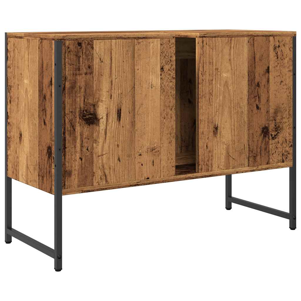 Baderomsvaskskap Gammelt Tre 80X33X60 Cm Konstruert Tre