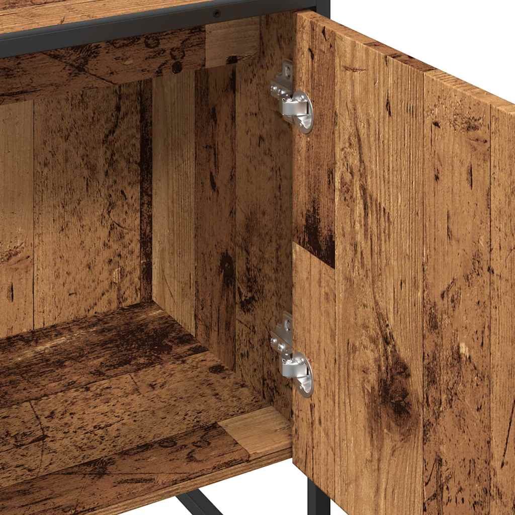 Baderomsvaskskap Gammelt Tre 80X33X60 Cm Konstruert Tre