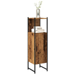 Baderomsskap Gammelt Tre 33X33X120,5 Cm Konstruert Tre