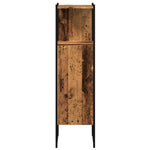 Baderomsskap Gammelt Tre 33X33X120,5 Cm Konstruert Tre