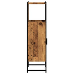 Baderomsskap Gammelt Tre 33X33X120,5 Cm Konstruert Tre