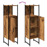 Baderomsskap Gammelt Tre 33X33X120,5 Cm Konstruert Tre