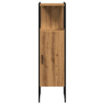 Baderomsskap Artisan Eik 33X33X120,5 Cm Konstruert Tre