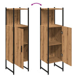 Baderomsskap Artisan Eik 33X33X120,5 Cm Konstruert Tre