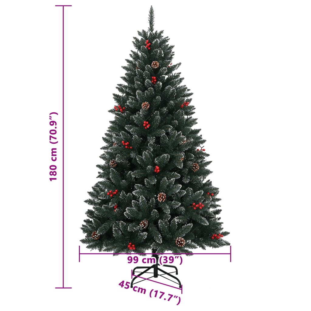 Kunstig Juletre 300 Led 180 Cm