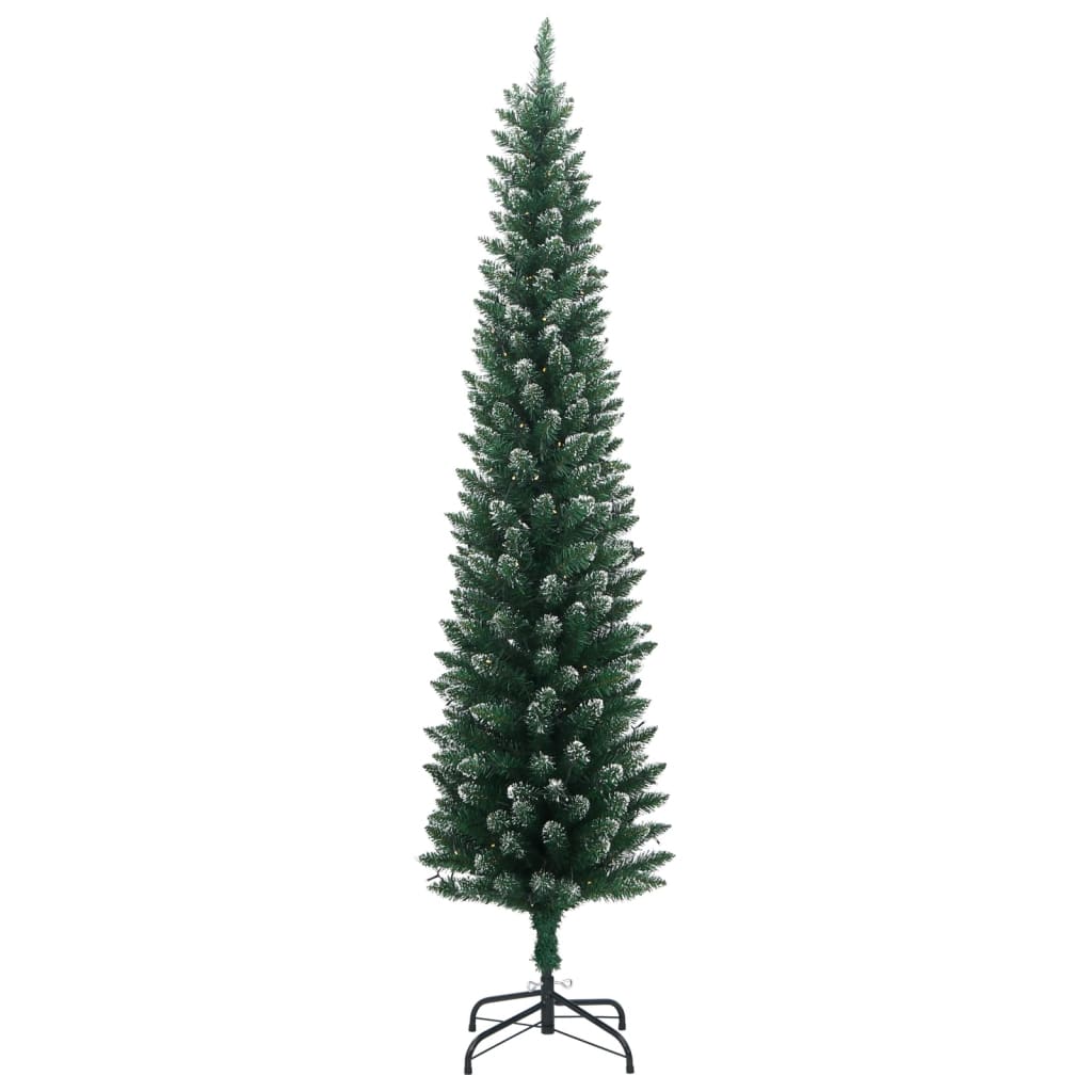 Kunstig Slankt Juletre 300 Led 180 Cm