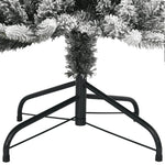 Kunstig Juletre Med 150 Led Og Flokket Snø 120 Cm