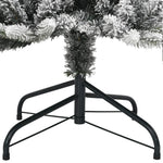 Kunstig Juletre Med 150 Led Og Flokket Snø 150 Cm