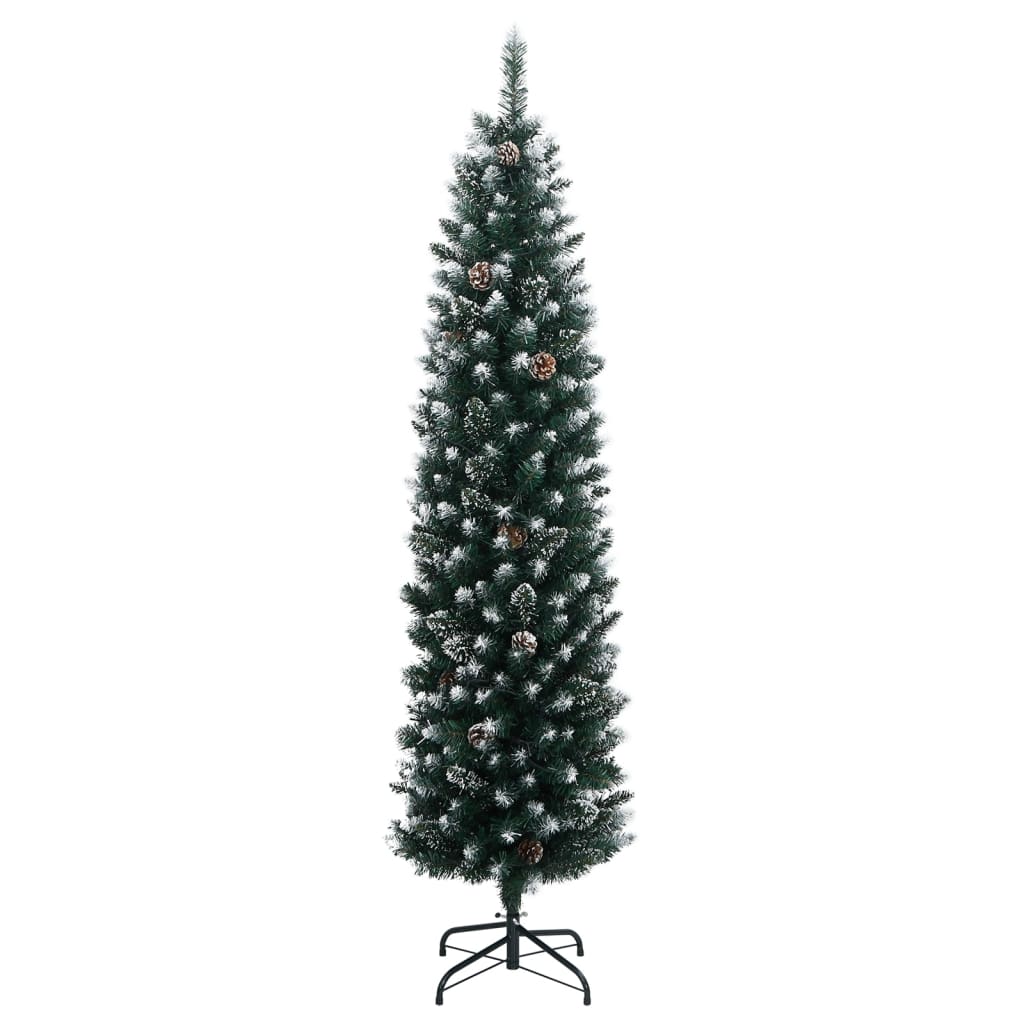 Kunstig Slankt Juletre Med 150 Led 150 Cm