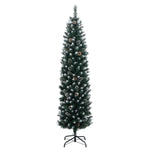 Kunstig Slankt Juletre 300 Led 180 Cm