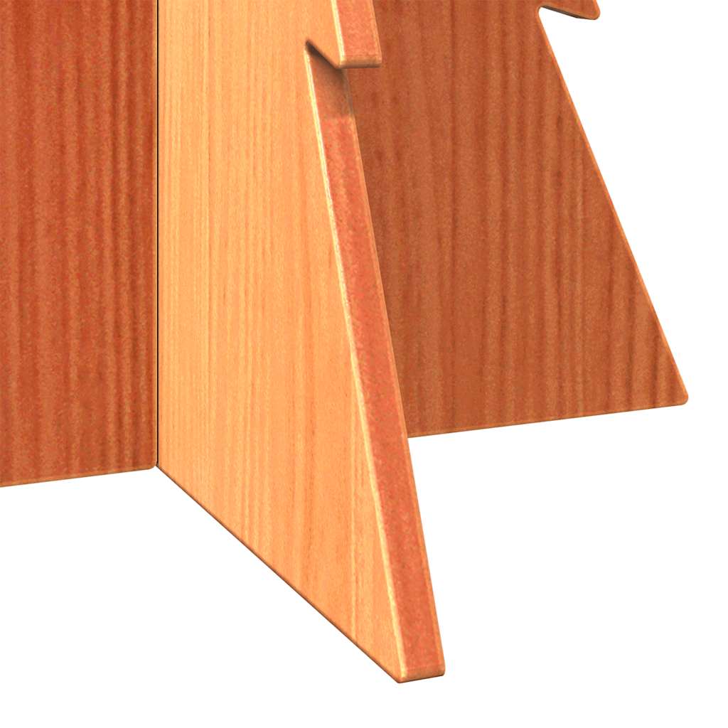 Juletre Av Tre Til Pynt Voksbrun 80 Cm Heltre Furu