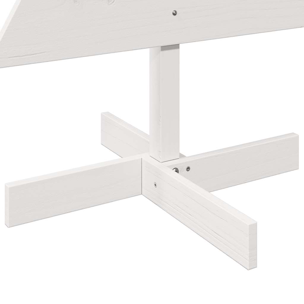 Juletre Av Tre Til Pynt Hvit 120 Cm Heltre Furu