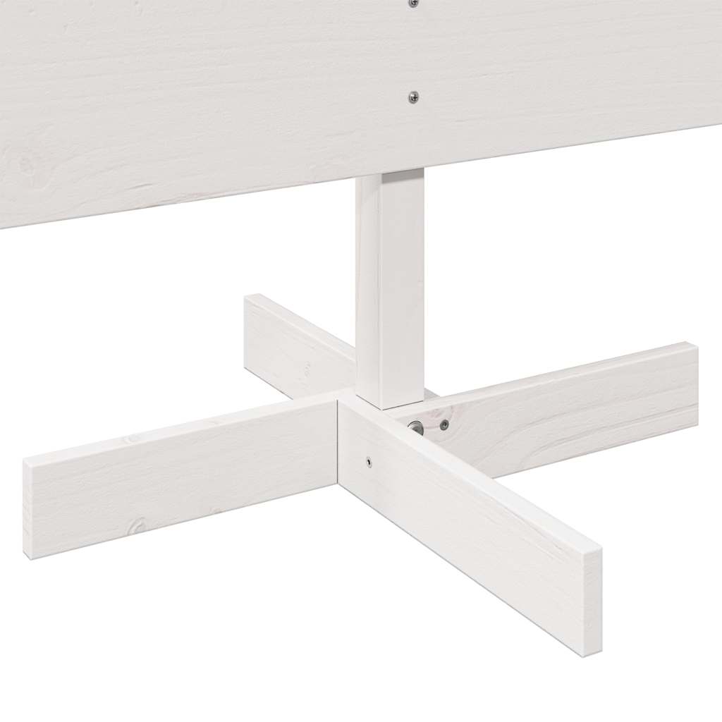 Juletre Av Tre Til Pynt Hvit 150 Cm Heltre Furu