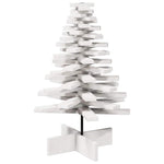 Juletre Av Tre Til Pynt Hvit 80 Cm Heltre Furu