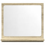 Baderomshylle Med Speil Sonoma Eik 40X11X37 Cm Konstruert Tre
