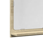 Baderomshylle Med Speil Sonoma Eik 40X11X37 Cm Konstruert Tre