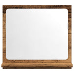 Baderomshylle Med Speil Gammelt Tre 40X11X37 Cm Konstruert Tre