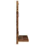 Baderomshylle Med Speil Gammelt Tre 40X11X37 Cm Konstruert Tre