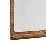 Baderomshylle Med Speil Gammelt Tre 40X11X37 Cm Konstruert Tre