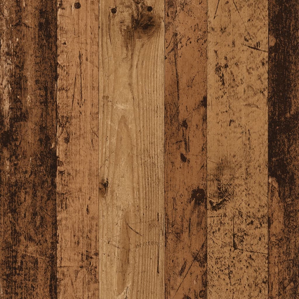Baderomshylle Med Speil Gammelt Tre 40X11X37 Cm Konstruert Tre