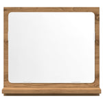 Baderomshylle Med Speil Artisan Eik 40X11X37 Cm Konstruert Tre