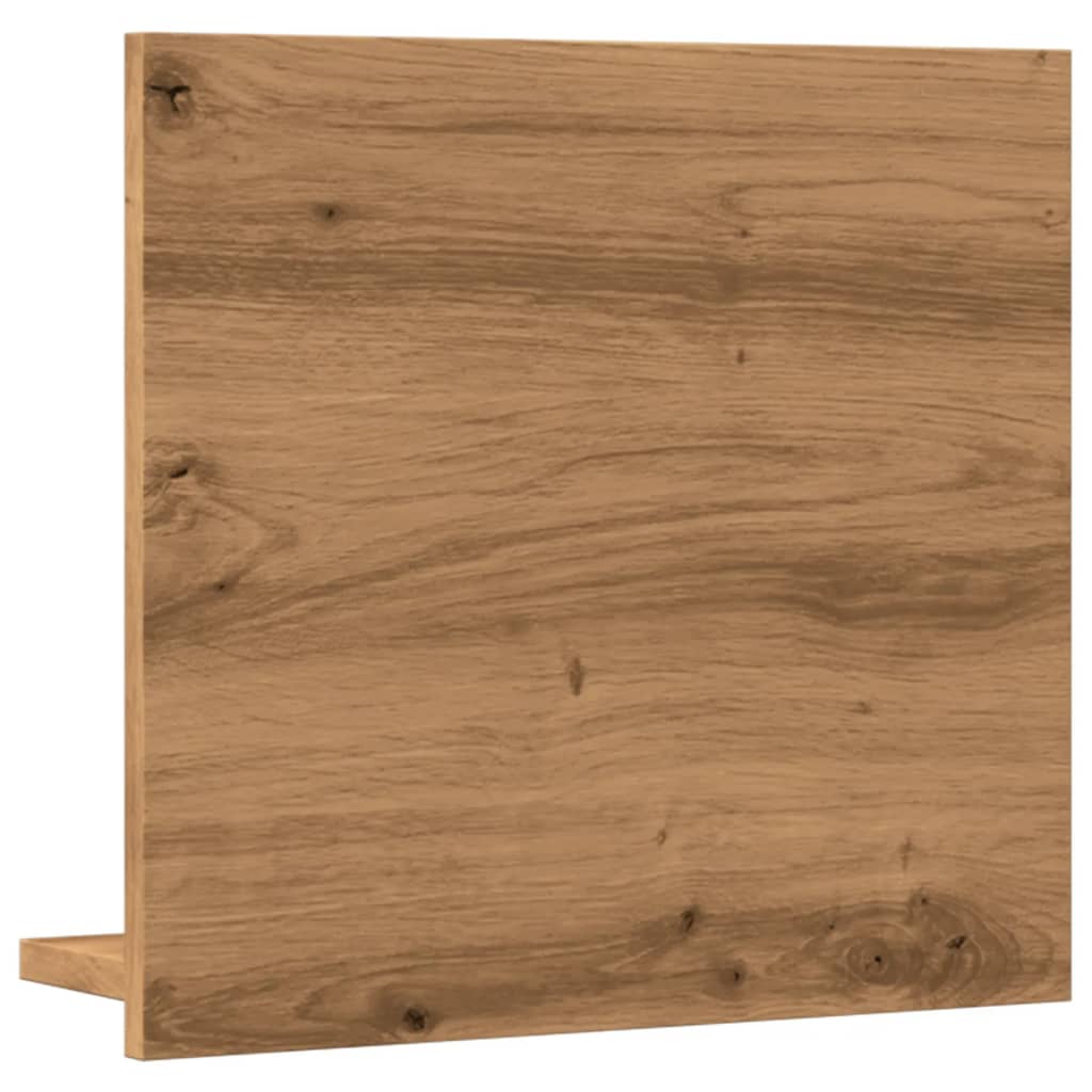 Baderomshylle Med Speil Artisan Eik 40X11X37 Cm Konstruert Tre