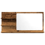 Baderomshylle Med Speil Gammelt Tre 90X11X45 Cm Konstruert Tre
