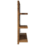 Baderomshylle Med Speil Gammelt Tre 90X11X45 Cm Konstruert Tre
