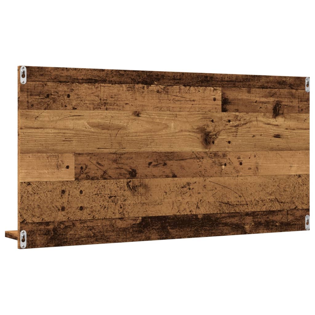Baderomshylle Med Speil Gammelt Tre 90X11X45 Cm Konstruert Tre