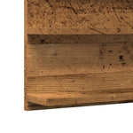 Baderomshylle Med Speil Gammelt Tre 90X11X45 Cm Konstruert Tre
