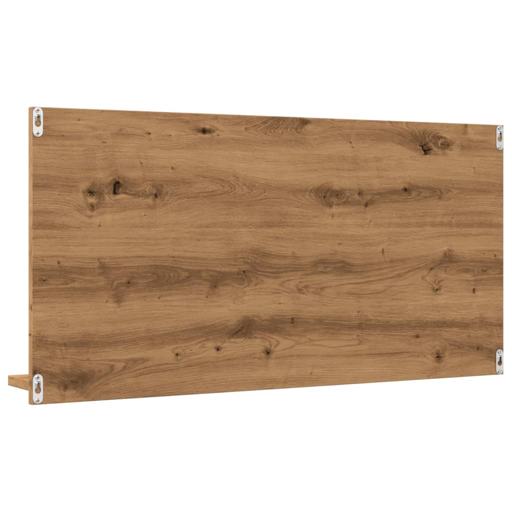 Baderomshylle Med Speil Artisan Eik 90X11X45 Cm Konstruert Tre