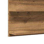 Baderomshylle Med Speil Artisan Eik 90X11X45 Cm Konstruert Tre