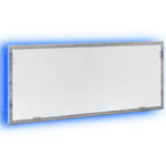 Baderomsspeil Med Led Grå Sonoma 100X8,5X37 Cm Konstruert Tre