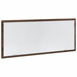 Baderomsspeil Med Led Brun Eik 100X8,5X37 Cm Konstruert Tre