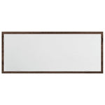 Baderomsspeil Med Led Brun Eik 100X8,5X37 Cm Konstruert Tre