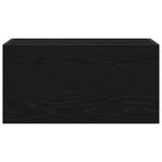 Veggskap Til Baderom Svart 60X25X30 Cm Konstruert Tre