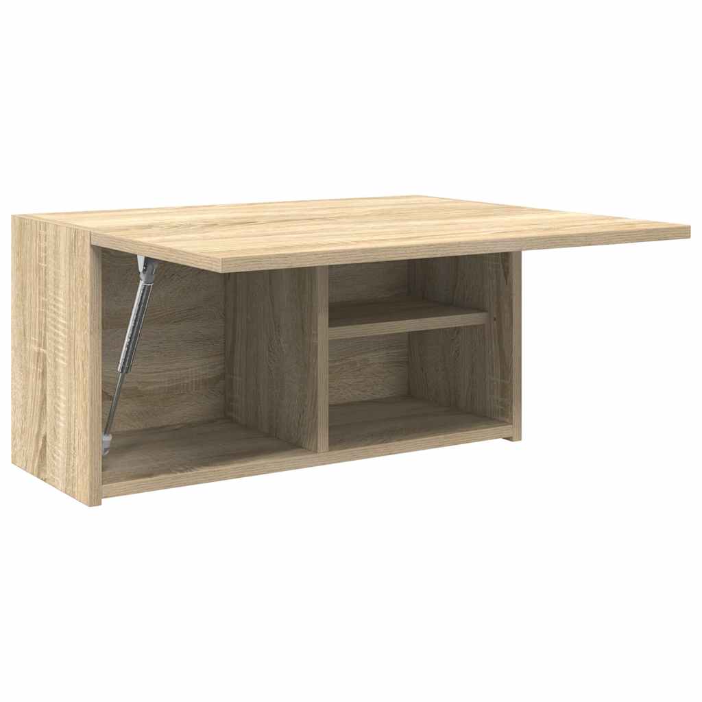 Veggskap Til Baderom Sonoma Eik 60X25X30 Cm Konstruert Tre