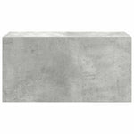 Veggskap Til Baderom Betonggrå 60X25X30 Cm Konstruert Tre