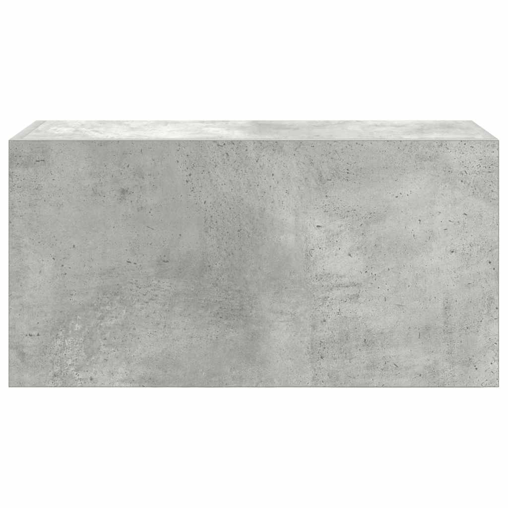 Veggskap Til Baderom Betonggrå 60X25X30 Cm Konstruert Tre