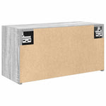 Veggskap Til Baderom Grå Sonoma 60X25X30 Cm Konstruert Tre