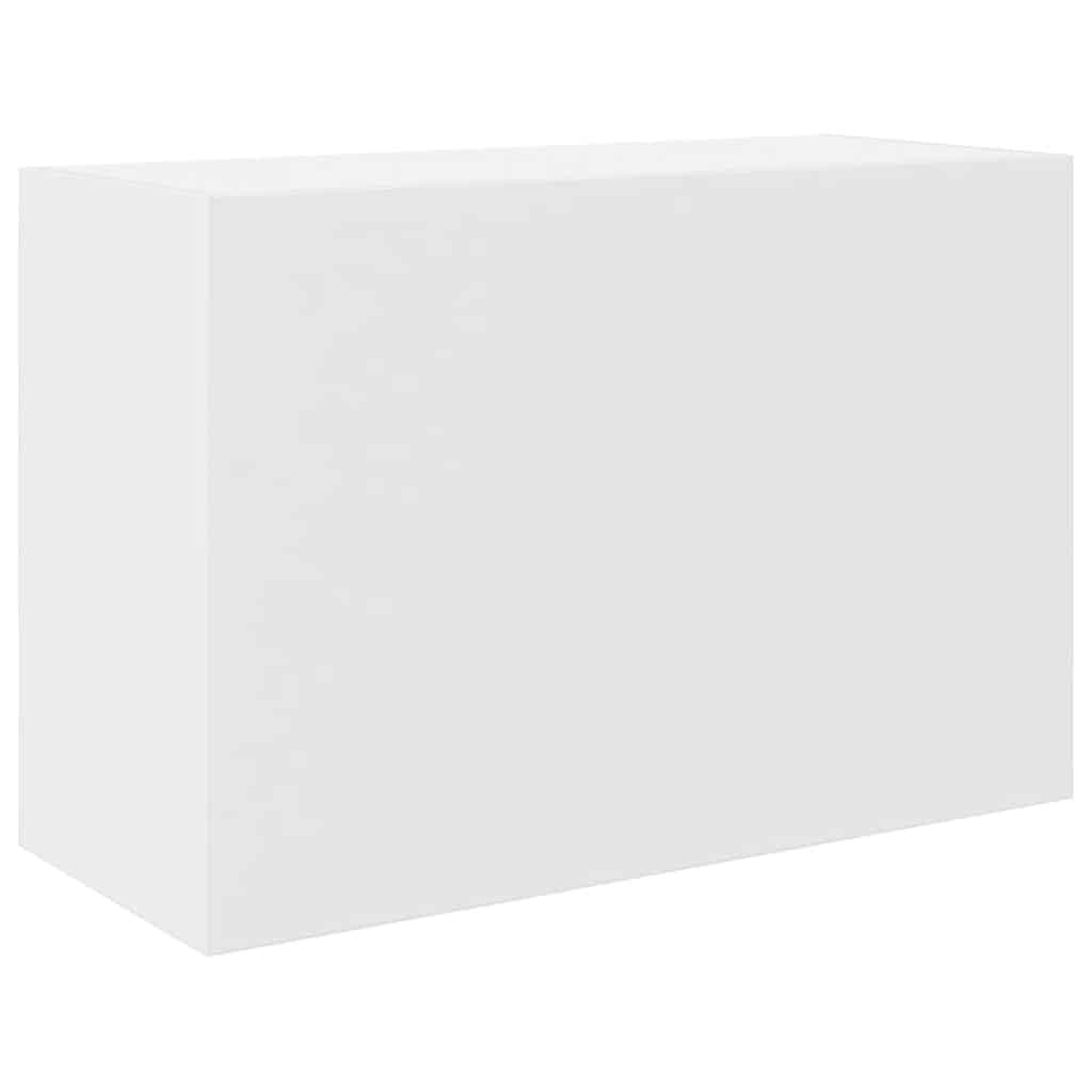 Veggskap Til Baderom Hvit 60X25X40 Cm Konstruert Tre