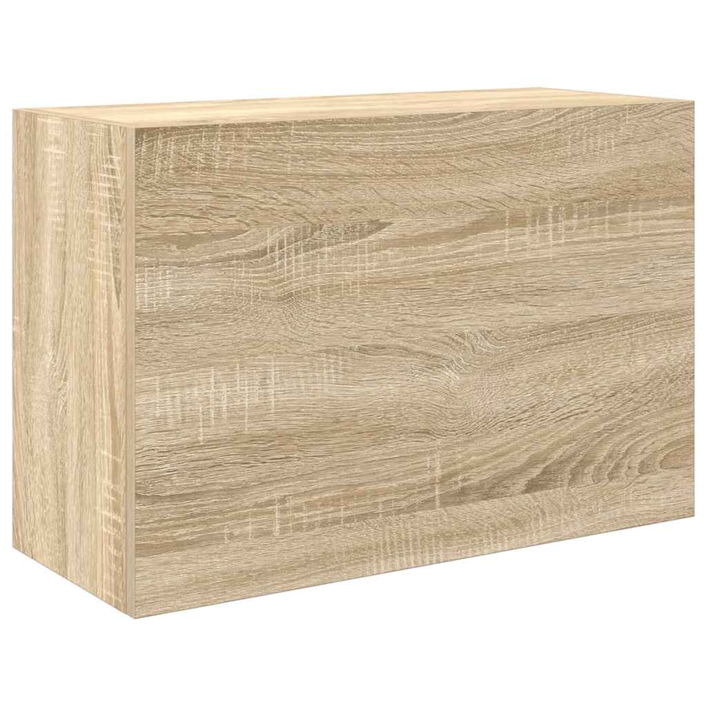 Veggskap Til Baderom Sonoma Eik 60X25X40 Cm Konstruert Tre