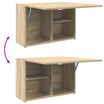 Veggskap Til Baderom Sonoma Eik 60X25X40 Cm Konstruert Tre
